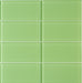 Modwalls Lush Glass Subway Tile | 3x6 Wasabi | Colorful Modern glass tile for bathrooms, showers, kitchen, backsplashes, pools & outdoors. 