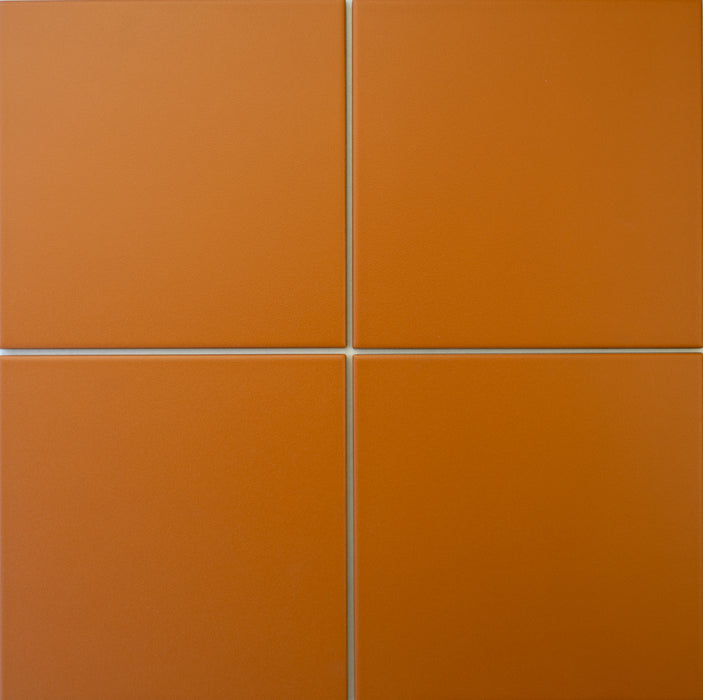 Modwalls | ColorBlock Porcelain Floor & Outdoor Tile | Marmalade | Orange