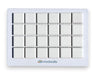 Modwalls Mediterranean Mosaic Porcelain Tile Sample | Athens Matte Blend | White|Colorful Modern & Midcentury tile for bathrooms, kitchens, backsplashes, showers, floors, pools & outdoors.