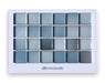 Modwalls Mediterranean Mosaic Porcelain Tile Sample | Barcelona Blend Gloss | Blue |  Colorful Modern & Midcentury tile for bathrooms, kitchens, backsplashes, showers, floors, pools & outdoors. 