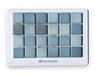 Modwalls Mediterranean Mosaic Porcelain Tile Sample | Barcelona Blend Matte | Blue |  Colorful Modern & Midcentury tile for bathrooms, kitchens, backsplashes, showers, floors, pools & outdoors. 