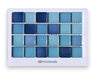 Modwalls Mediterranean Mosaic Porcelain Tile Sample | Cannes Blend Gloss | Blues |  Colorful Modern & Midcentury tile for bathrooms, kitchens, backsplashes, showers, floors, pools & outdoors.