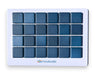 Modwalls Mediterranean Mosaic Porcelain Tile Sample | Corfu Blend Matte | Blue |  Colorful Modern & Midcentury tile for bathrooms, kitchens, backsplashes, showers, floors, pools & outdoors.