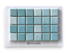 Modwalls Mediterranean Mosaic Porcelain Tile Sample | Palmero Gloss Blend | Blue |  Colorful Modern & Midcentury tile for bathrooms, kitchens, backsplashes, showers, floors, pools & outdoors.Modwalls Mediterranean Mosaic Porcelain Tile Sample | Cannes Blend Gloss | Blue |  Colorful Modern & Midcentury tile for bathrooms, kitchens, backsplashes, showers, floors, pools & outdoors.