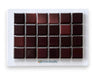Modwalls Mediterranean Mosaic Porcelain Tile Sample | Porto Blend Gloss | Deep Red | Colorful Modern & Midcentury tile for bathrooms, kitchens, backsplashes, showers, floors, pools & outdoors.