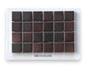 Modwalls Mediterranean Mosaic Porcelain Tile Sample | Porto Matte Blend | Deep Red |  Colorful Modern & Midcentury tile for bathrooms, kitchens, backsplashes, showers, floors, pools & outdoors.
