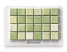 Modwalls Mediterranean Mosaic Porcelain Tile Sample | Provence Gloss Blend |Green| Colorful Modern & Midcentury tile for bathrooms, kitchens, backsplashes, showers, floors, pools & outdoors.