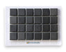 Modwalls Mediterranean Mosaic Porcelain Tile Sample | Roma Matte Blend | Black |  Colorful Modern & Midcentury tile for bathrooms, kitchens, backsplashes, showers, floors, pools & outdoors.