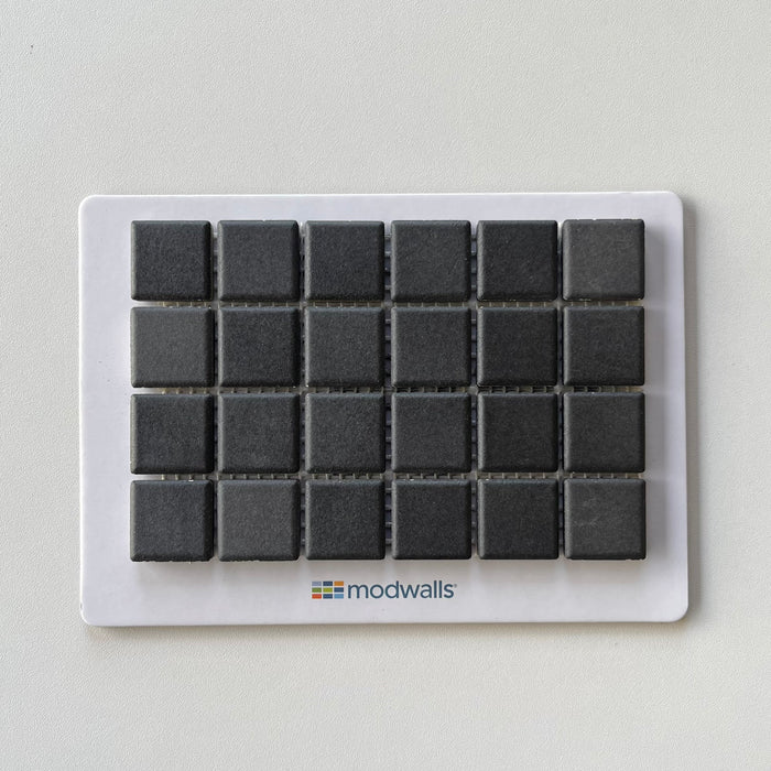 Mediterranean Mosaic Porcelain Tile | Roma Blend | Black Matte