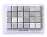 Modwalls Mediterranean Mosaic Porcelain Tile Sample | Trieste Blend Gloss | Off-white |  Colorful Modern & Midcentury tile for bathrooms, kitchens, backsplashes, showers, floors, pools & outdoors.