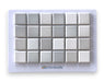 Modwalls Mediterranean Mosaic Porcelain Tile Sample | Trieste Blend Matte | Off-white |  Colorful Modern & Midcentury tile for bathrooms, kitchens, backsplashes, showers, floors, pools & outdoors.