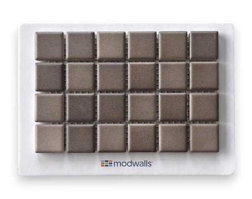 Modwalls Mediterranean Mosaic Porcelain Tile Sample | Tripoli Blend Matte | Brown and tan |  Colorful Modern & Midcentury tile for bathrooms, kitchens, backsplashes, showers, floors, pools & outdoors.