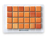 Modwalls Mediterranean Mosaic Porcelain Tile Sample | Valencia Gloss Blend | Oranges |  Colorful Modern & Midcentury tile for bathrooms, kitchens, backsplashes, showers, floors, pools & outdoors.