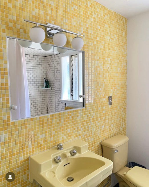 Modwalls Mediterranean Porcelain Mosaic Tile | Tangier | Colorful Modern & Midcentury tile for bathrooms, kitchens, backsplashes, showers, floors, pools & outdoors. 