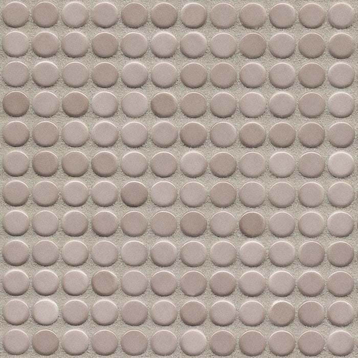 Sample of PopDotz Porcelain Tile | Mocha Blend 1/2" Gloss