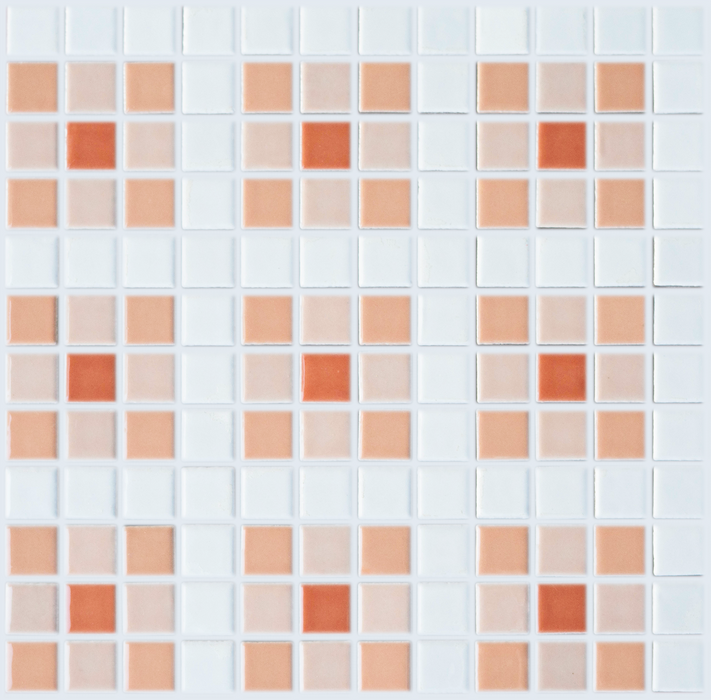 Vita Porcelain Mosaic Tile | Custom Pattern Blossom