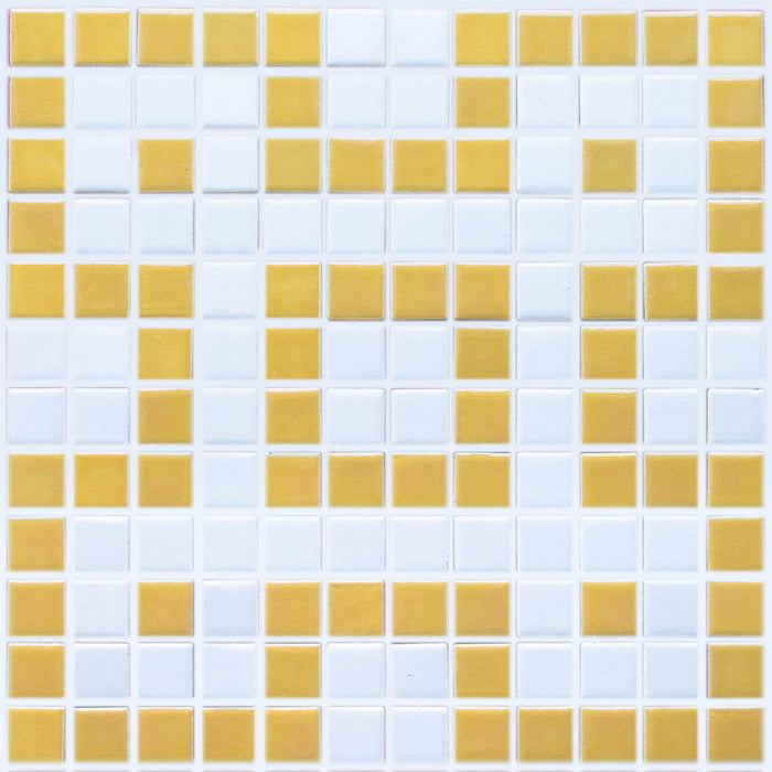 Sample of Vita Porcelain Mosaic Tile | Custom Pattern Deco