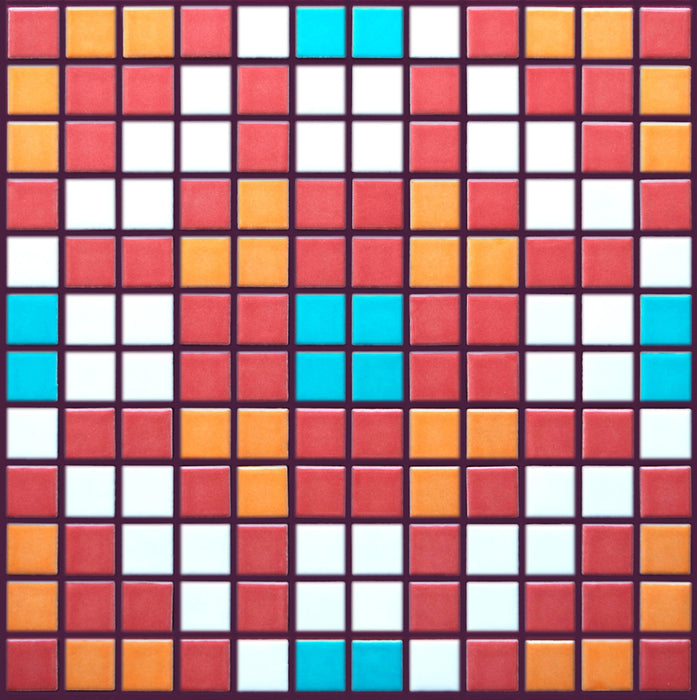 Sample of Vita Porcelain Mosaic Tile | Custom Pattern Echo