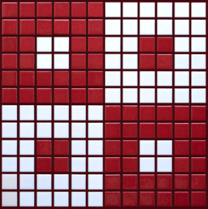 Vita Porcelain Mosaic Tile | Custom Pattern Jetset