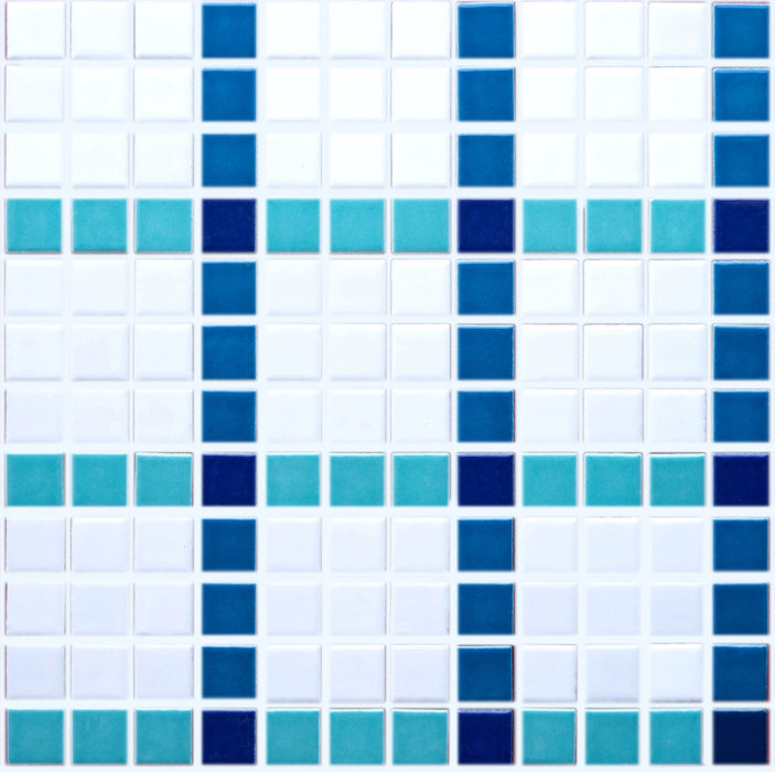 Sample of Vita Porcelain Mosaic Tile | Custom Pattern Loom