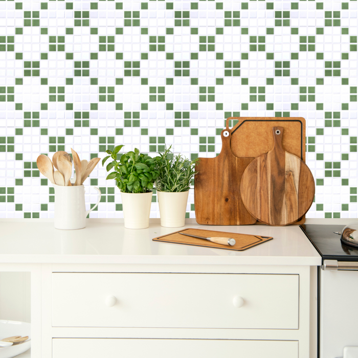Vita Porcelain Mosaic Tile | Custom Pattern Luma