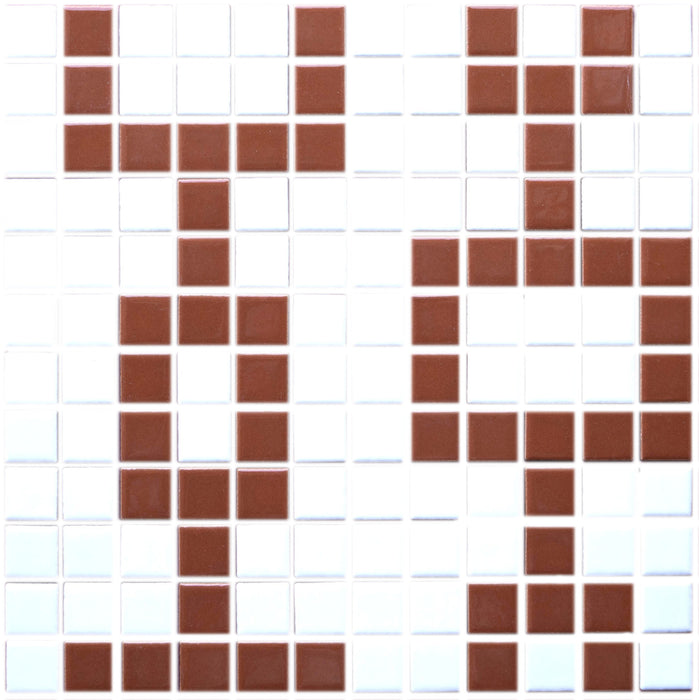 Sample of Vita Porcelain Mosaic Tile | Custom Pattern Ratio