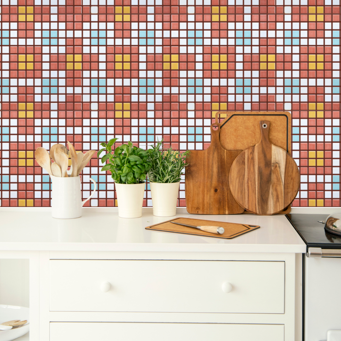 Vita Porcelain Mosaic Tile | Custom Pattern Vertex