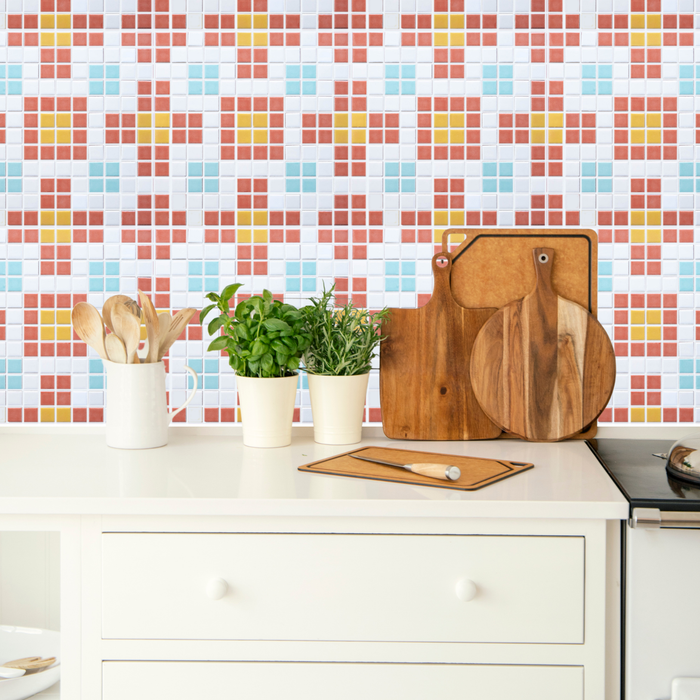 Vita Porcelain Mosaic Tile | Custom Pattern Vertex