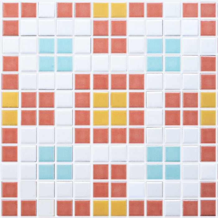 Sample of Vita Porcelain Mosaic Tile | Custom Pattern Vertex