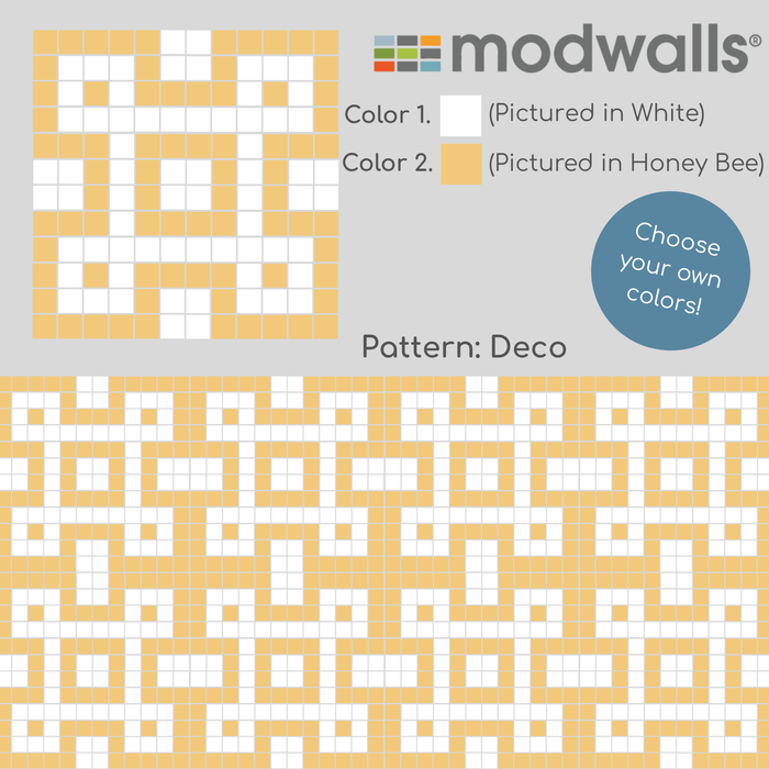 Vita Porcelain Mosaic Tile | Custom Pattern Deco