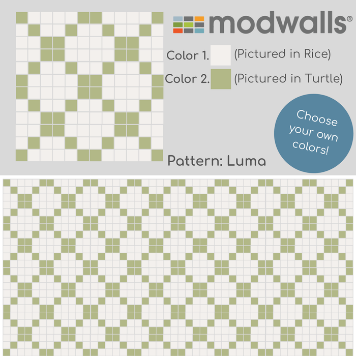 Vita Porcelain Mosaic Tile | Custom Pattern Luma