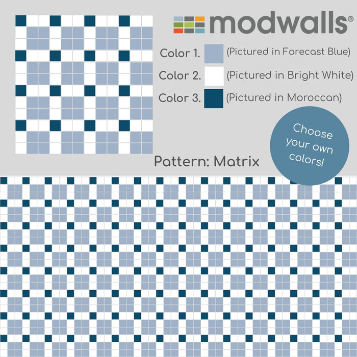 Vita Porcelain Mosaic Tile | Custom Pattern Matrix