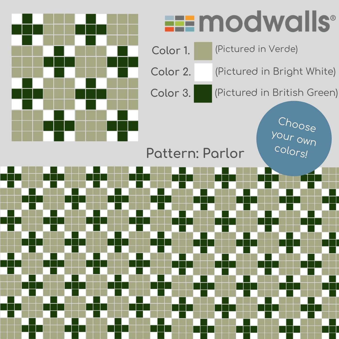 Vita Porcelain Mosaic Tile | Custom Pattern Parlor — Modwalls