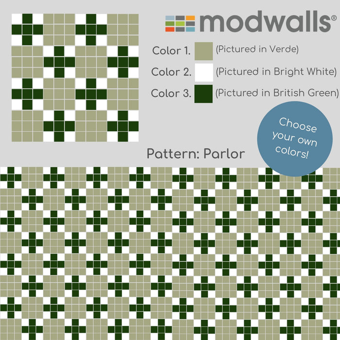 Ceramic Tile Custom Patterns Vita Porcelain Mosaic Tile | Custom Pattern Parlor — Modwalls
