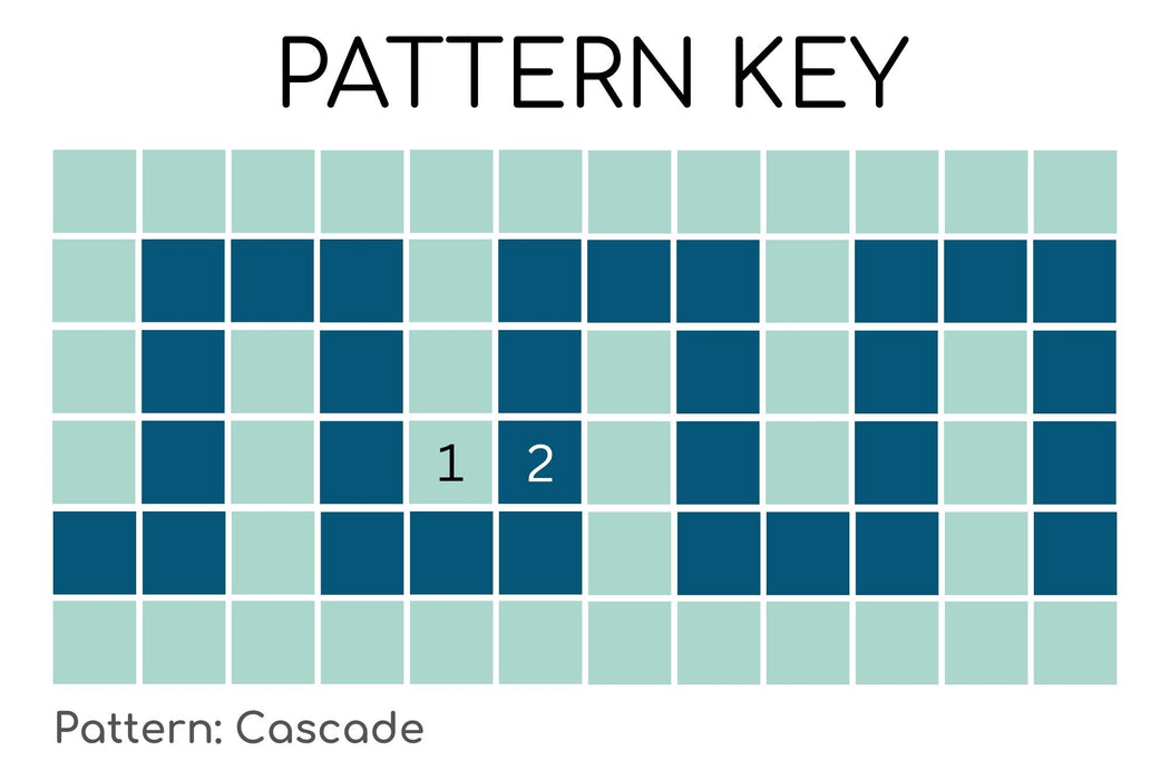 Vita Porcelain Mosaic Tile | Custom Pool Waterline Pattern Cascade