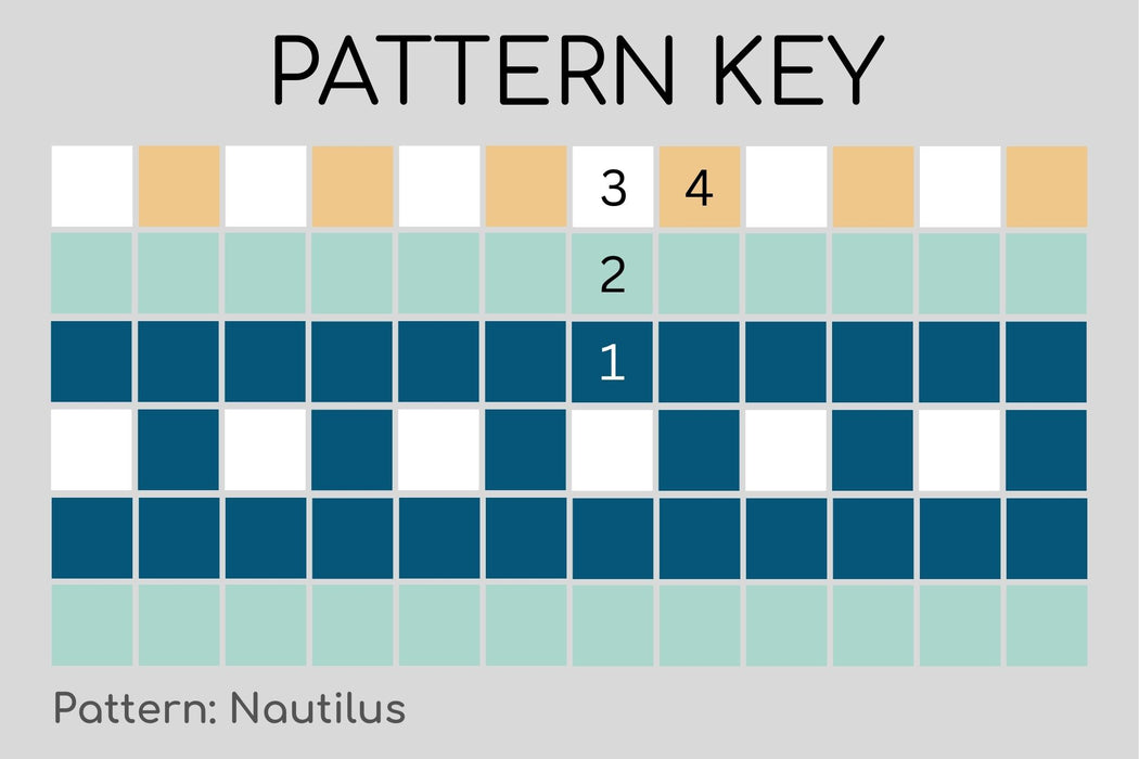 Vita Porcelain Mosaic Tile | Custom Pool Waterline Pattern Nautilus