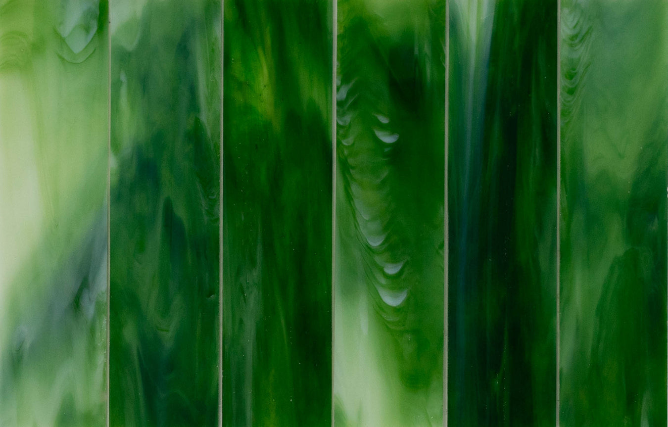Green Panorama Glass Tile