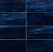 Modwalls Panorama Art Glass Subway Tile | Lassen | Blue 3x6 | Colorful modern tile for backsplashes, kitchens, bathrooms, showers & feature areas.