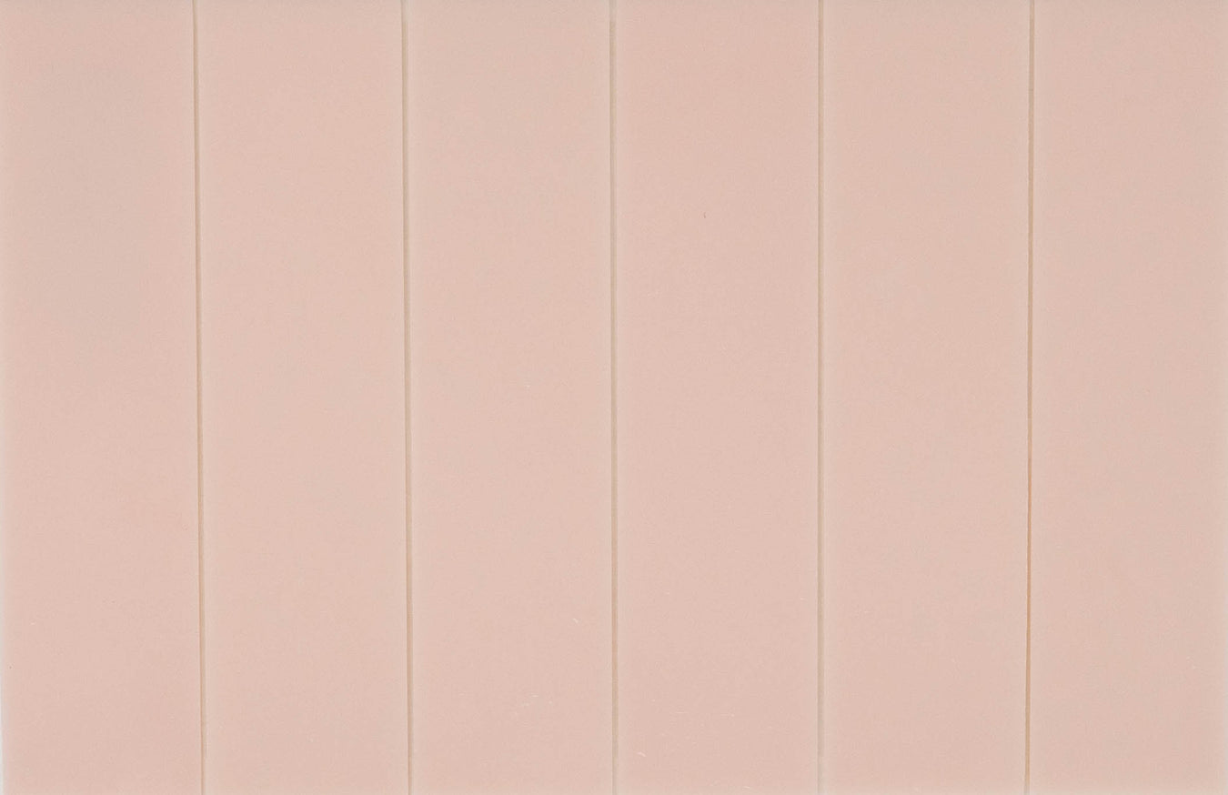 Pink Panorama Art Glass Tile