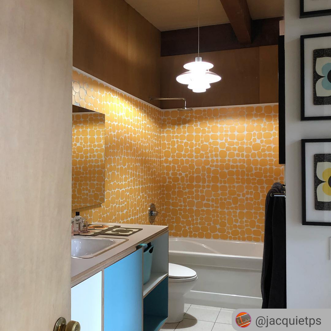 Rex Ray Studio Rox Ceramic Tile | Solar Yellow | Modwalls Modern Tile