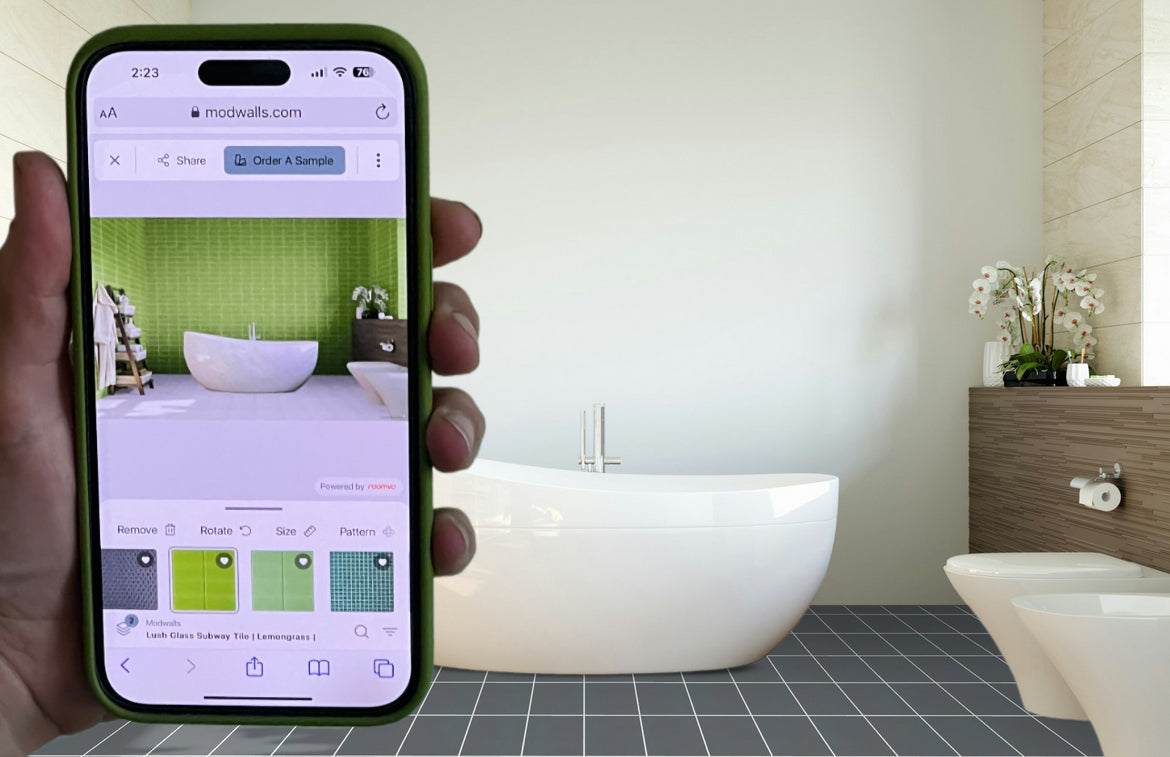 Visualize our tile in your room!
