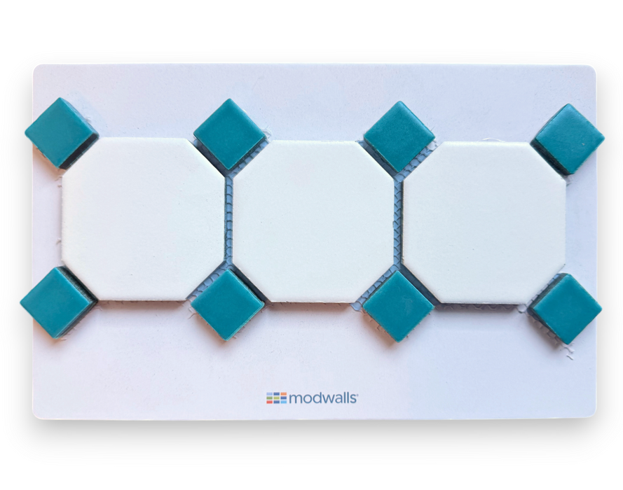 Cameo Porcelain Tile | Prism Pattern | Harbor