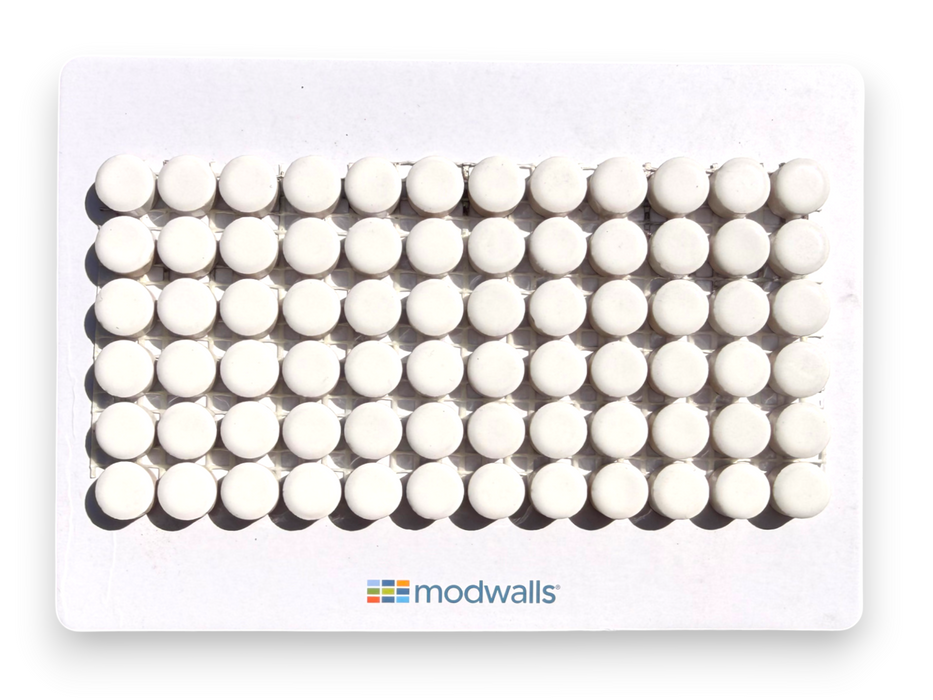 PopDotz Porcelain Tile | Sno-Drop Blend | 1/2" Gloss