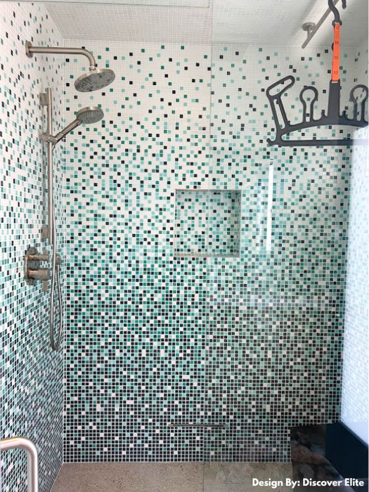 Custom Mosaic Gradient | Glass Tile
