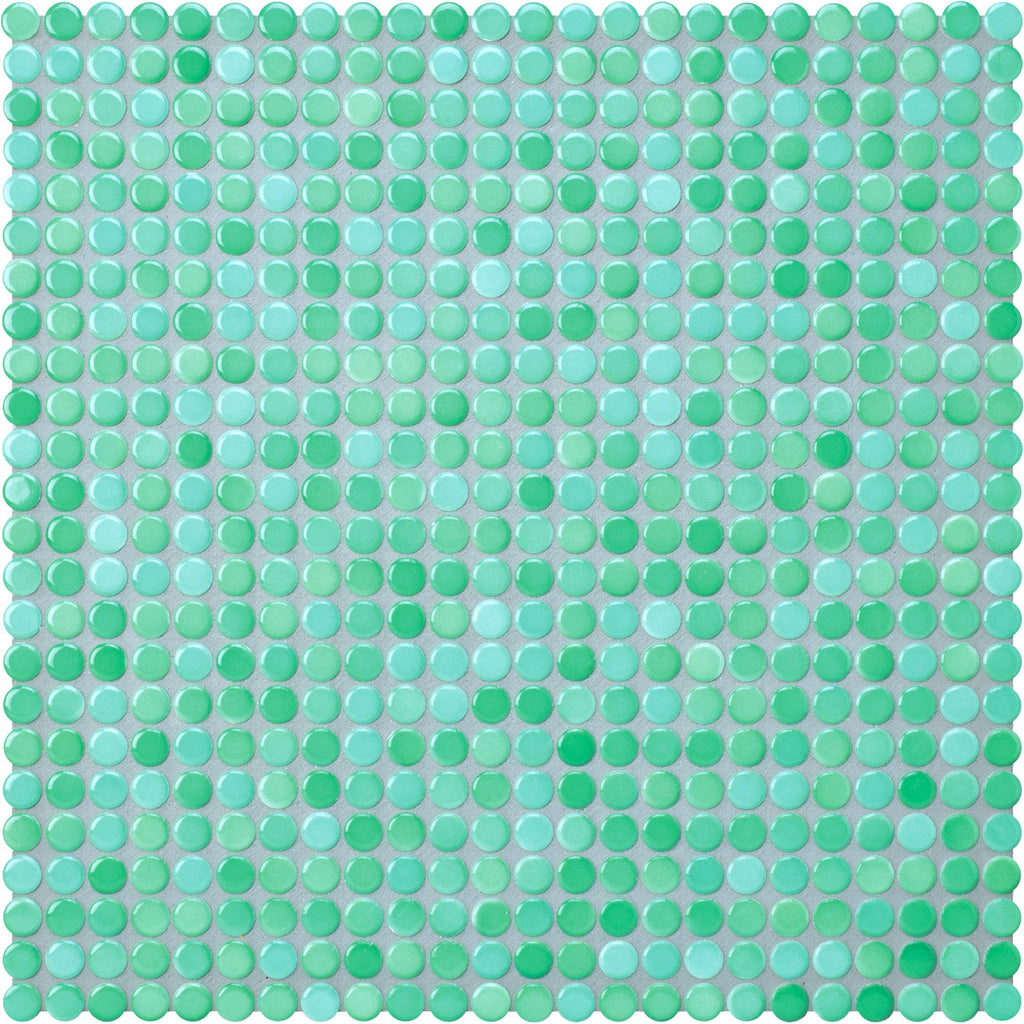 PopDotz Porcelain Tile | Spearmint Gloss | Green | Modwalls Modern
