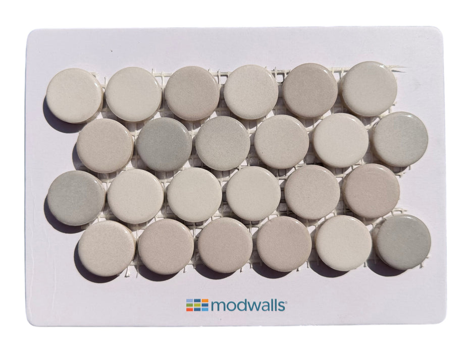 PopDotz Porcelain Tile | Truffle Blend | 1" Gloss