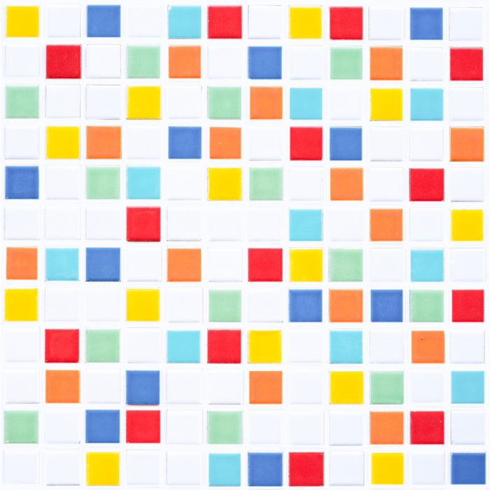 Vita Mosaic Porcelain Tile | Fruit Punch Blend