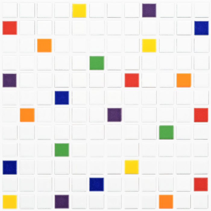 Vita Mosaic Porcelain Tile | Primary Blend