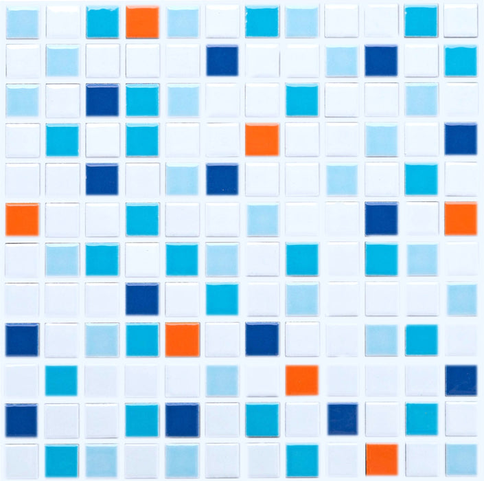 Sample of Vita Mosaic Tile | Sunrise Blend | Gloss