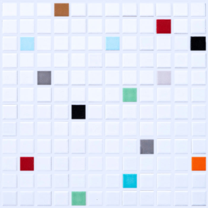 Sample of Vita Mosaic Tile | Tango Blend | Gloss